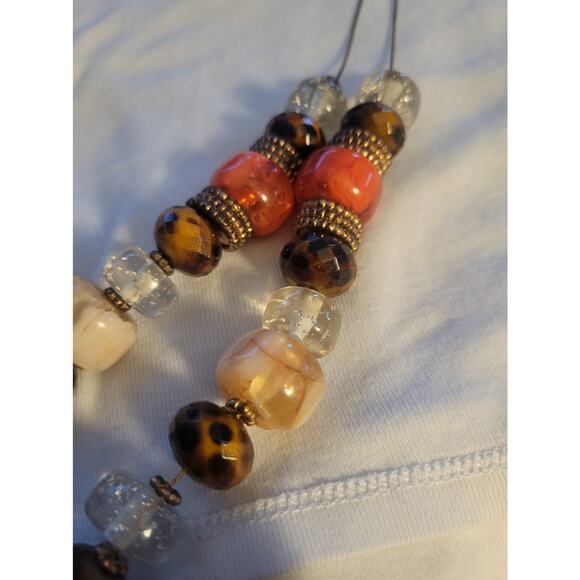 Vintage 22-24.75" Multi Color Beaded Necklace - Picture 4 of 5